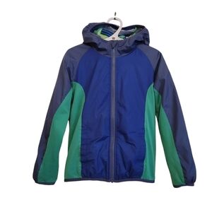 The North Face Reversible jacket, hooded‎ windbreaker,size 6 kids